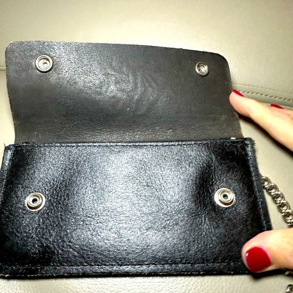 Bulldog Vintage Leather Biker Wallet "Bad to the Bone" - Great Condition - Picture 2 of 8